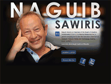 Tablet Screenshot of naguibsawiris.com